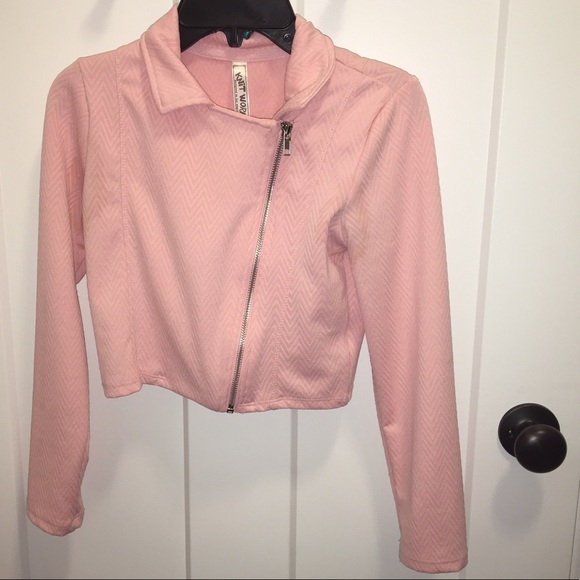 Cropped pink jacket - Picture 2 of 6